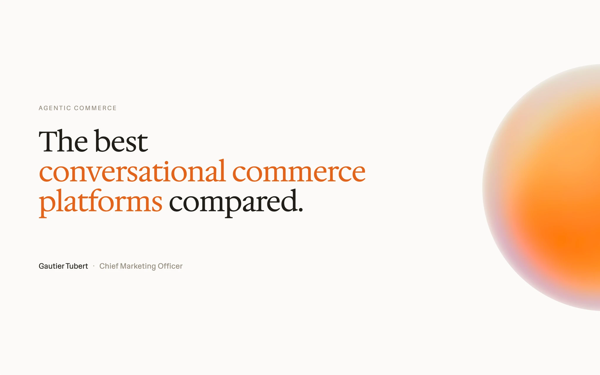 Las mejores plataformas de comercio conversacional comparadas